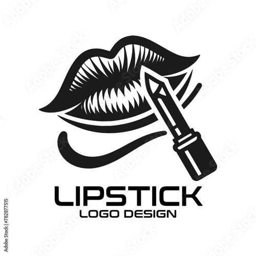 Lipstick Vector Logo Design