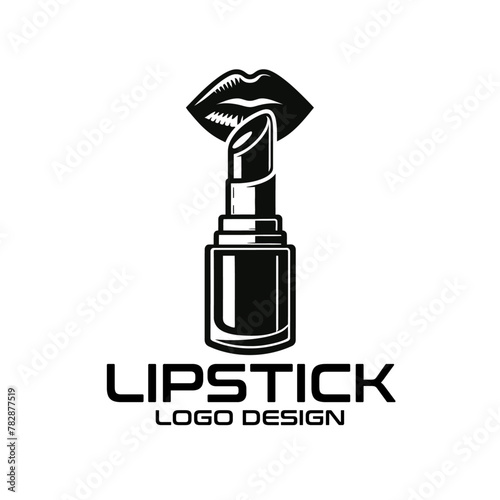 Lipstick Vector Logo Design
