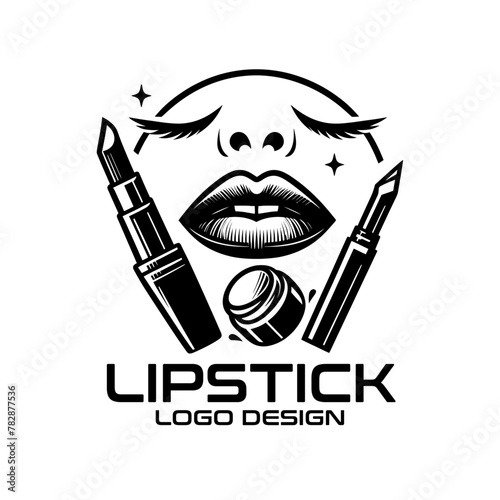 Lipstick Vector Logo Design
