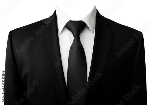 PNG  A suit with a tie necktie tuxedo shirt.  photo