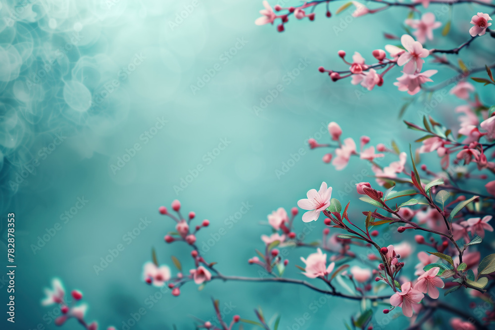 Floral background. Created with Generative AI technology. Floral background. Created with Generative AI technology.