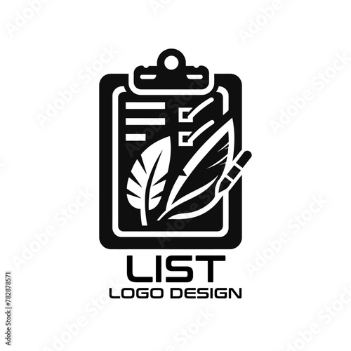List Vector Logo Design