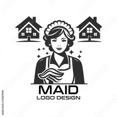Maid Vector Logo Design