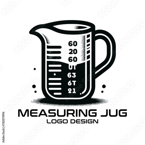 Measuring Jug Vector Logo Design photo