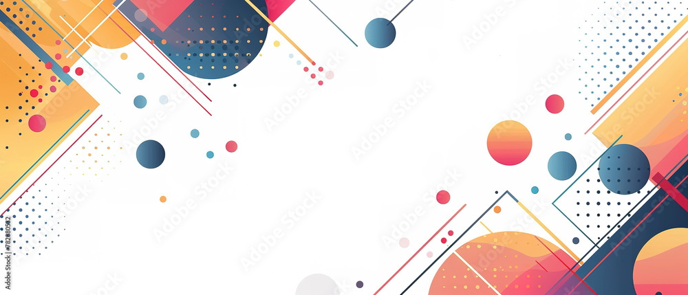 Obraz premium minimalist flat vector wallpaper of technical with white background, with empty copy space