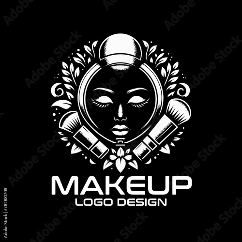 Makeup Vector Logo Design