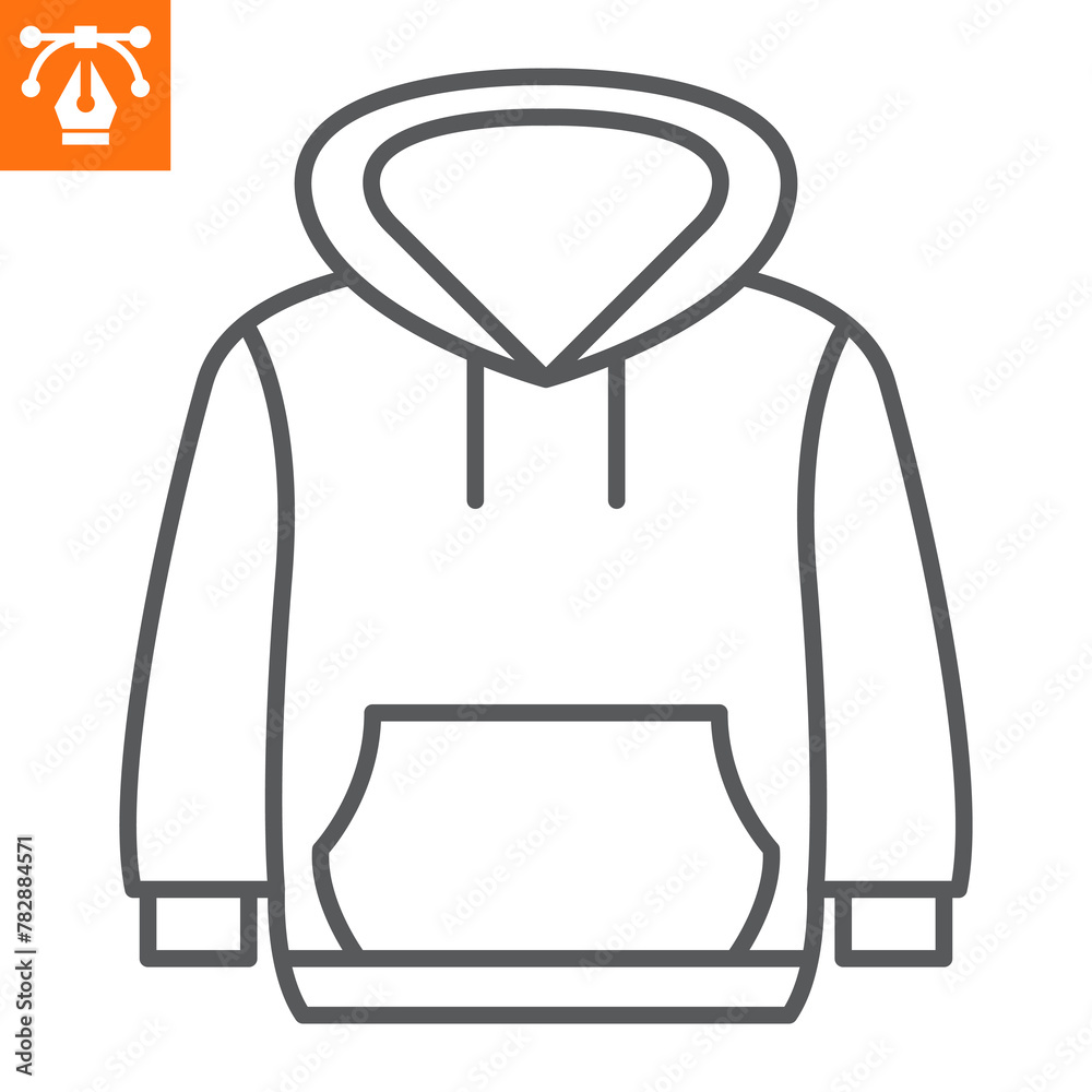 Hoody line icon Hoody line icon
