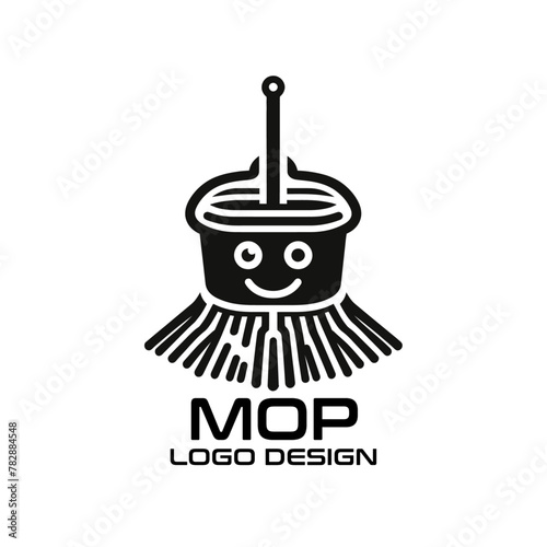 Mop Vector Logo Design