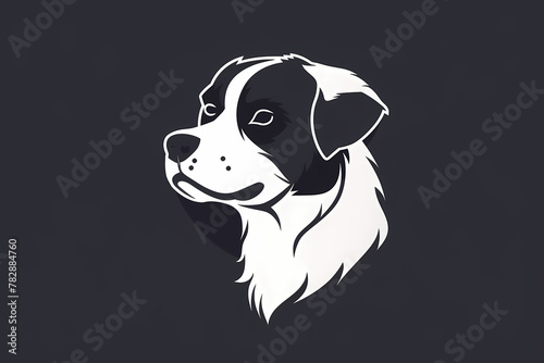 Black and White Dog Portrait Logos,Simplified Dog Profile Graphics
Stylized Dog Head Illustrations
Minimalist Canine Logos Set