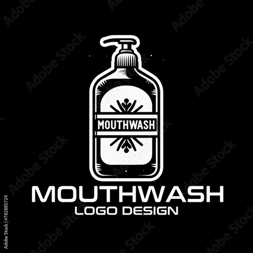 Mouthwash Vector Logo Design