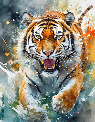 Tropienie Barw: Kolorowy Tygrys W Dzikiej Przyrodzie
