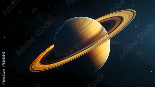 Planet background 3D rendering