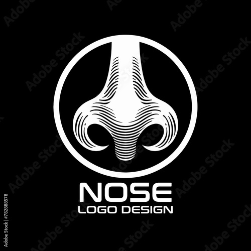 Nose Vector Logo Design