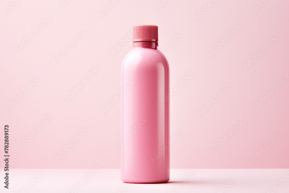 Hair conditioner packed in a pink bottle. Massage your hair with conditioner. Nourish your hair to be soft and smooth. Hair conditioner packed in a pink bottle. Massage your hair with conditioner. Nourish your hair to be soft and smooth.