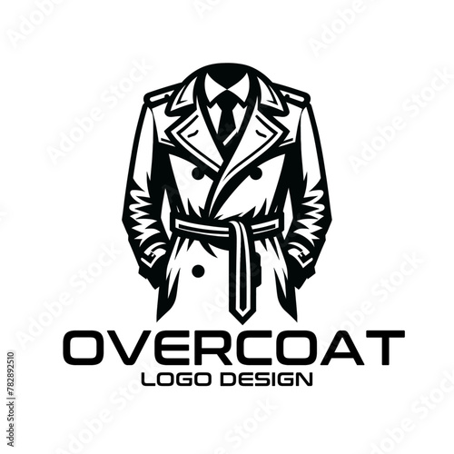 Overcoat Vector Logo Design photo