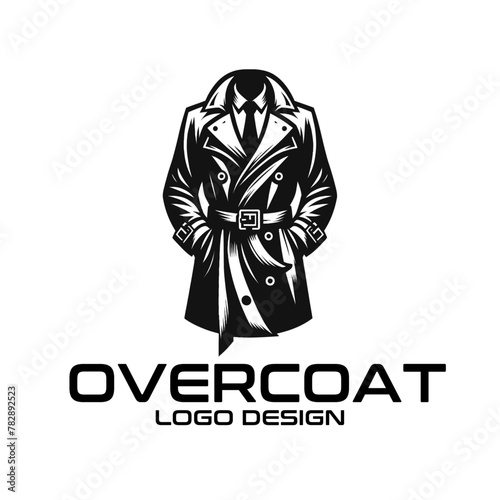 Overcoat Vector Logo Design photo