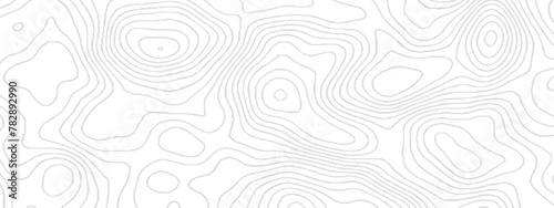 geography scheme and the terrain path abstract topographic contour map, wave paper curved reliefs abstract geometric pattern, wave Line topography map contour background. photo