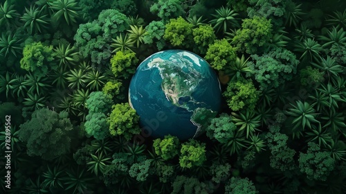 World environment day, earth day, conservation concept. Ecology, nature, planet concept, and safe nature earth day concept. World environmental protection. 