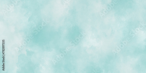 Soft cloud in the sky background blue tone paper texture, Pastel blue watercolor texture pattern background with space, bright blue hand drawn illustration, Light sky blue watercolor background.