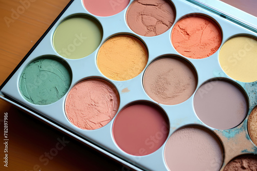 Vibrant Eyeshadow Palette: Perfect for Makeup Artists