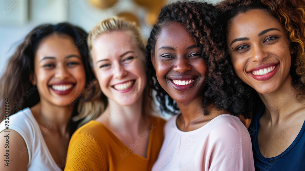 Diverse Group of Smiling Women Diverse Group of Smiling Women