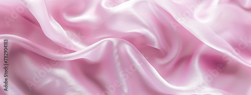 Elegant Pink Satin Silk as Abstract Background