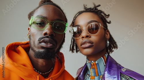 Home is Where the Heart is with Smiling Afro Couple