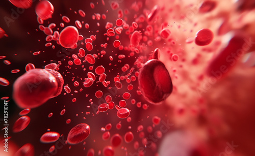 Erythrocytes in Motion. Energizing Medicine with Blood's Dynamic Energy. photo