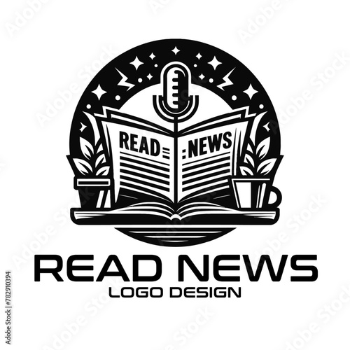 Read News Vector Logo Design