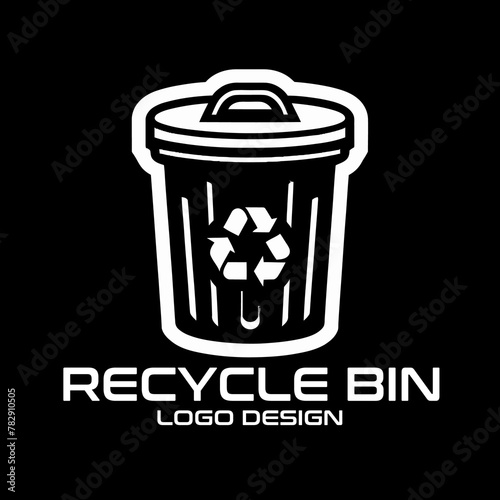 Recycle Bin Vector Logo Design
