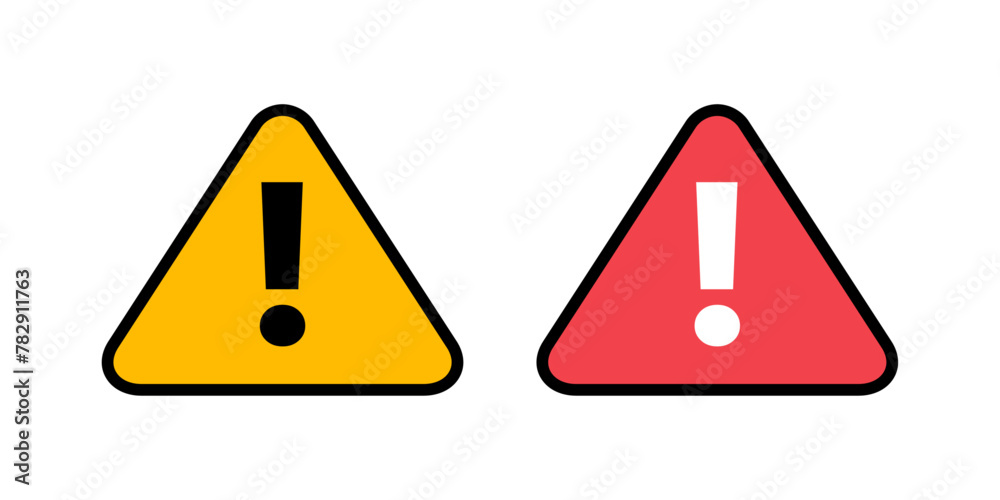 Caution exclamation mark sign icon design Caution exclamation mark sign icon design
