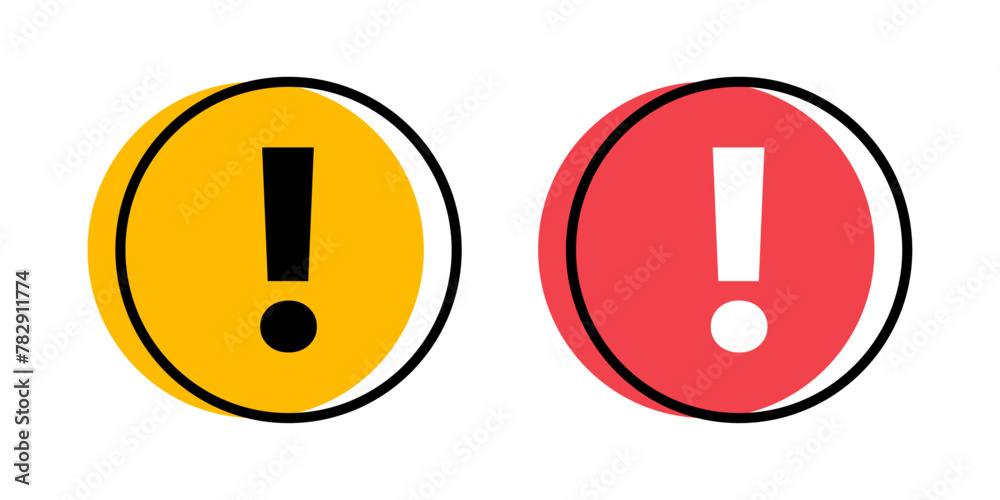 Caution exclamation mark sign icon design Caution exclamation mark sign icon design