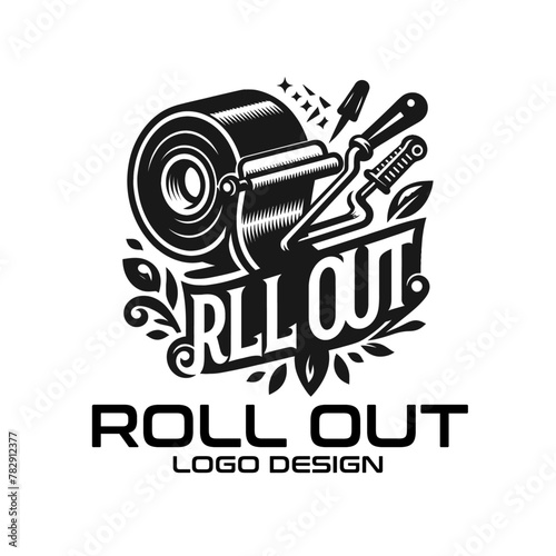 Photography Roll Out Vector Logo Design