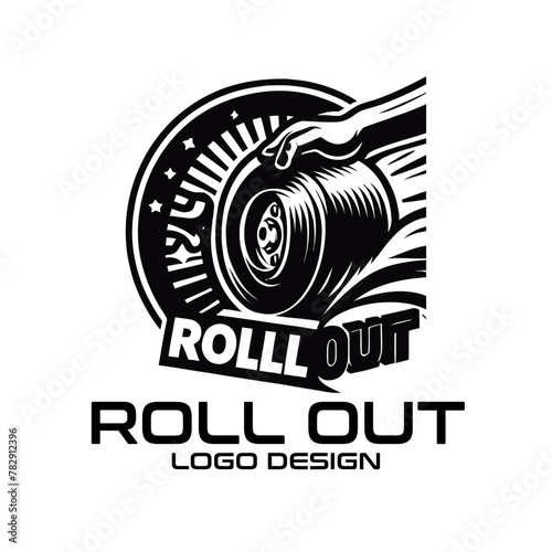 Photography Roll Out Vector Logo Design