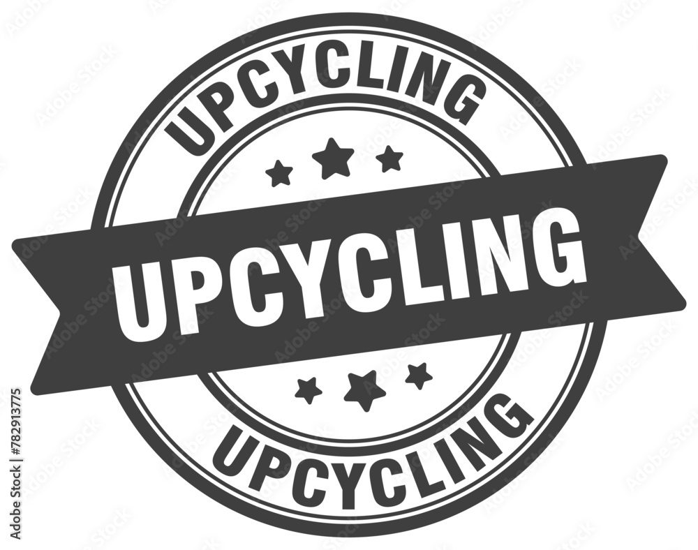 upcycling stamp. upcycling label on transparent background. round sign upcycling stamp. upcycling label on transparent background. round sign