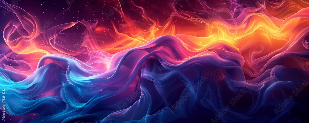 Fototapeta premium Multicolor painting suitable for wallpaper and for ideas.