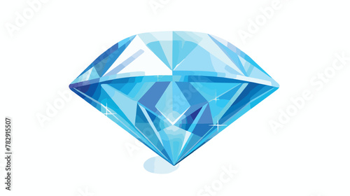 Diamond icon. Isometric illustration of diamond ico
