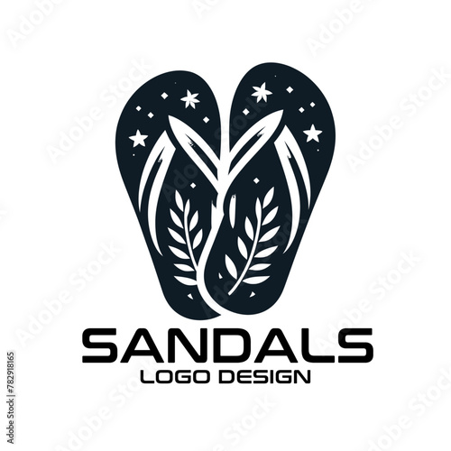 Sandals Vector Logo Design
