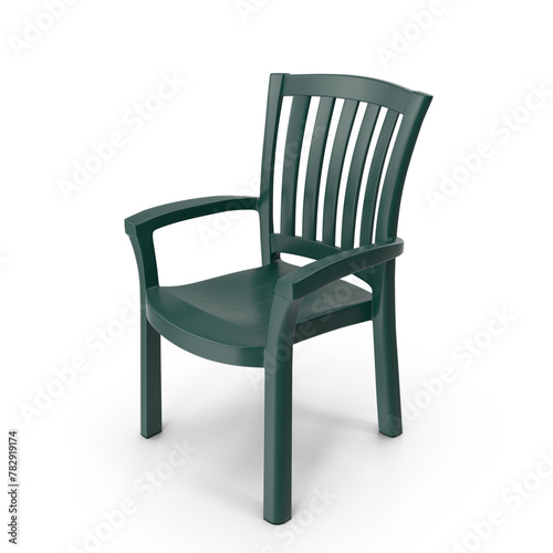 Plastic Armchair Green