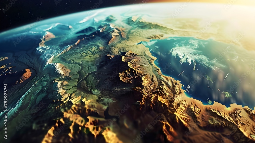 the earth from the space the earth from the space