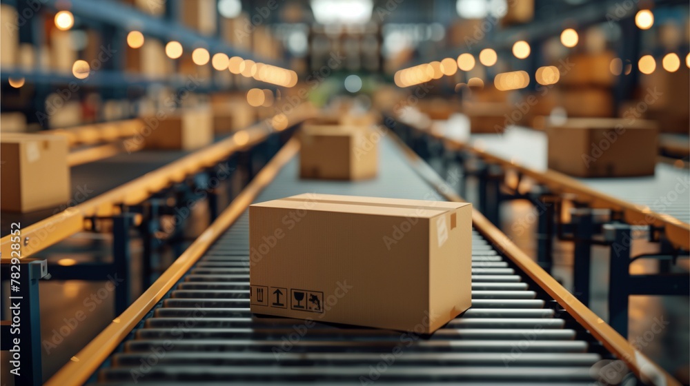 Bar counter with bar code, shelves, books, and boxes in a warehouse building, used for storing goods, office supplies, and industrial materials Bar counter with bar code, shelves, books, and boxes in a warehouse building, used for storing goods, office supplies, and industrial materials