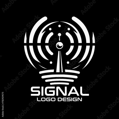 Signal Vector Logo Design photo