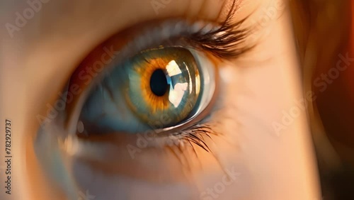 In a split second the pupils dilate revealing a brief moment of excitement or anticipation. .