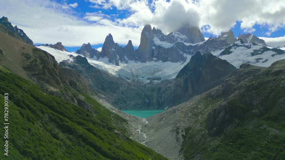 Aerial view on Torres del Paine over the Pehoe lake, Patagonia, Chile. Aerial view on Torres del Paine over the Pehoe lake, Patagonia, Chile.