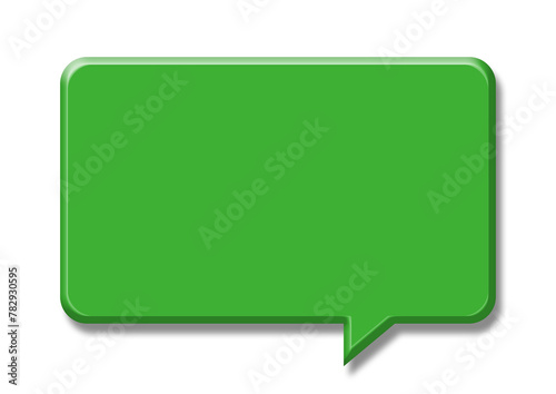 立体的な吹き出しの背景イメージ