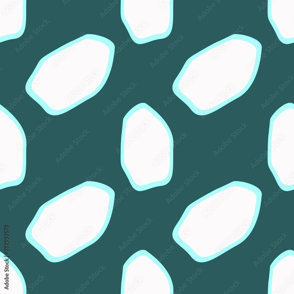 Seamless pattern background in green