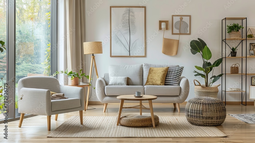 A bright and airy living room with wooden flooring and a sliding glass door leading to an outdoor area. A modern home interior design with a modern aesthetic simple style. A bright and airy living room with wooden flooring and a sliding glass door leading to an outdoor area. A modern home interior design with a modern aesthetic simple style.