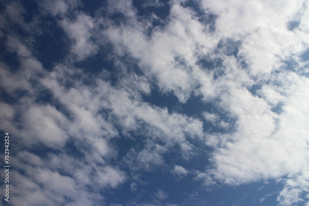 Blue sky with white clouds. Blue sky with white clouds.