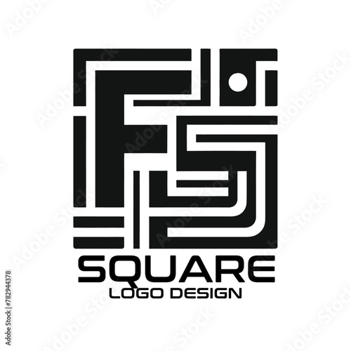 Square Vector Logo Design