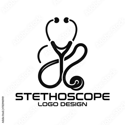 Stethoscope Vector Logo Design